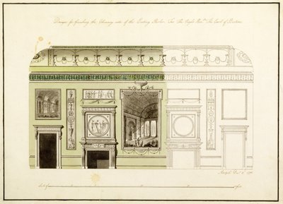 Headfort House, Eating Parlor, Chimney Piece by Robert Adam